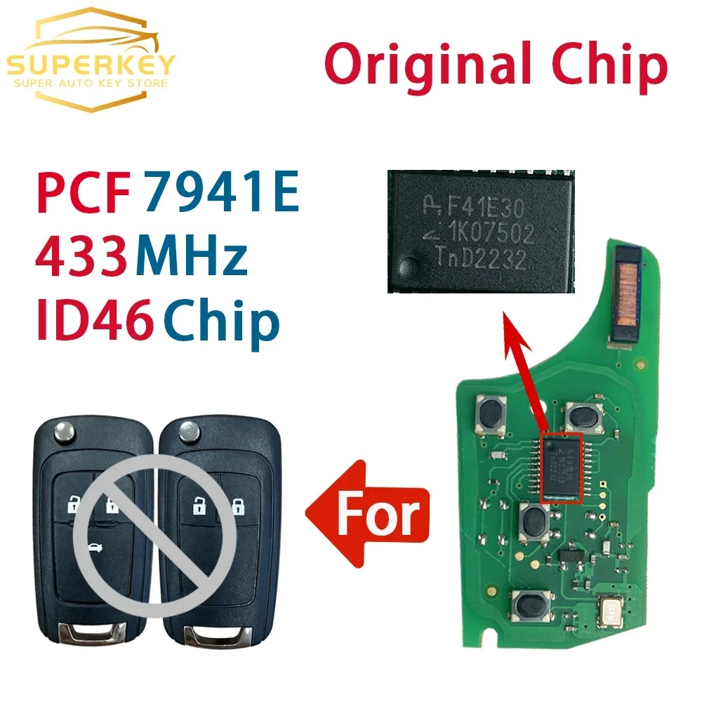 SUPERKEY PCF7941E 433MHz Car K - огляд і ціна Proto Board