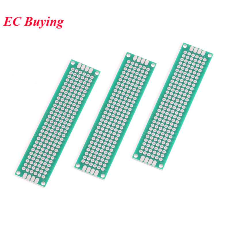 5pcs 2x8cm Double Side Prototy - огляд і ціна Pcb Prototyping Board