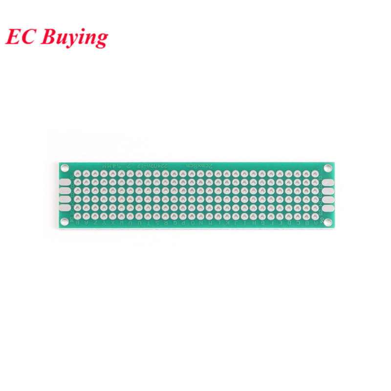 5pcs 2x8cm Double Side Prototy - огляд і ціна Pcb Prototyping Board
