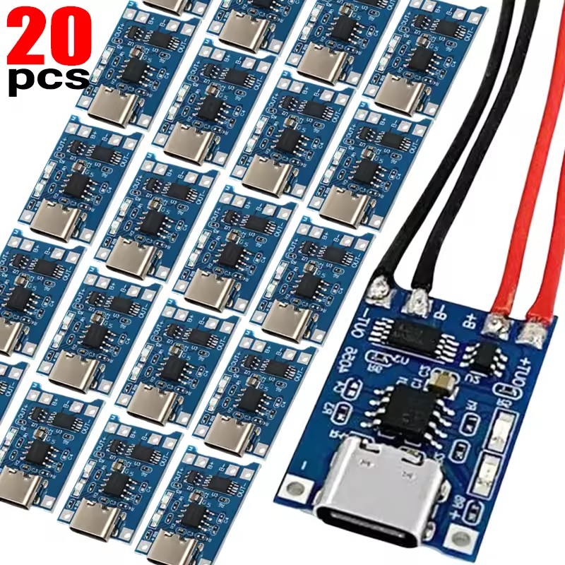 1-20Pcs Type-C/Micro/Mini USB  - огляд і ціна Tp4056 Module