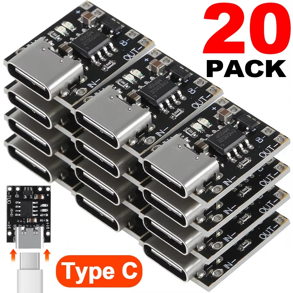 1-20Pcs TP4056 3.7V Lithium Ba - огляд і ціна Usb C Cable
